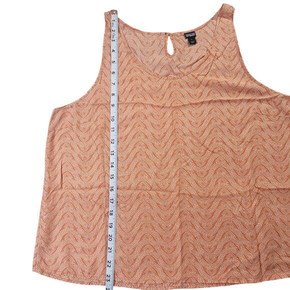 Patagonia Worn Wear Orange Tank Top Size L - Picture 4 of 8